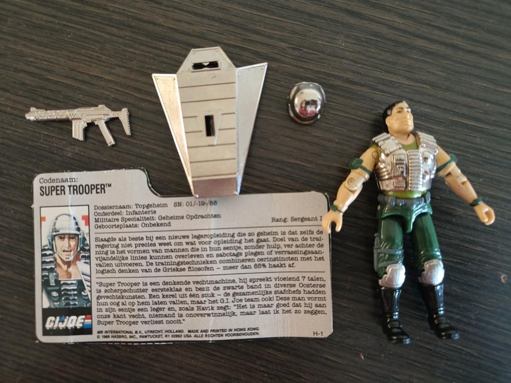 Vintage G.I. Joe Super Trooper compleet en goede conditie, Ophalen of Verzenden, Zo goed als nieuw
