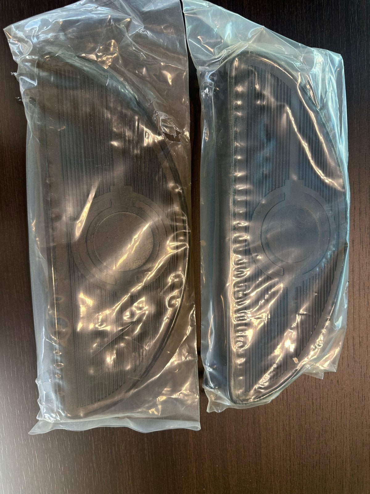Voor 0.a. harleys motor voetsteunen - zwart  floorboards, Verzenden, Nieuw