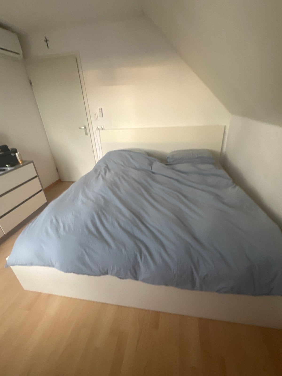 Tweepersoonsbed met opbergruimte - Wit, 140x200 cm