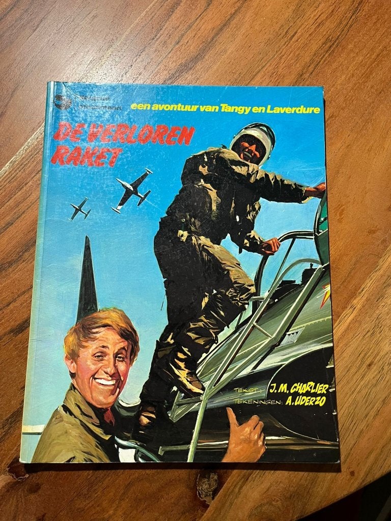 De Verloren Raket" uit de reeks Tanguy en Laverdure., Eén stripboek, Ophalen of Verzenden, Zo goed als nieuw