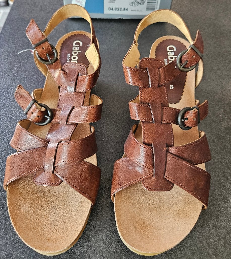 Gabor sandalen kleur bruin maat 42, Bruin, Gabor, Nieuw, Sandalen of Muiltjes