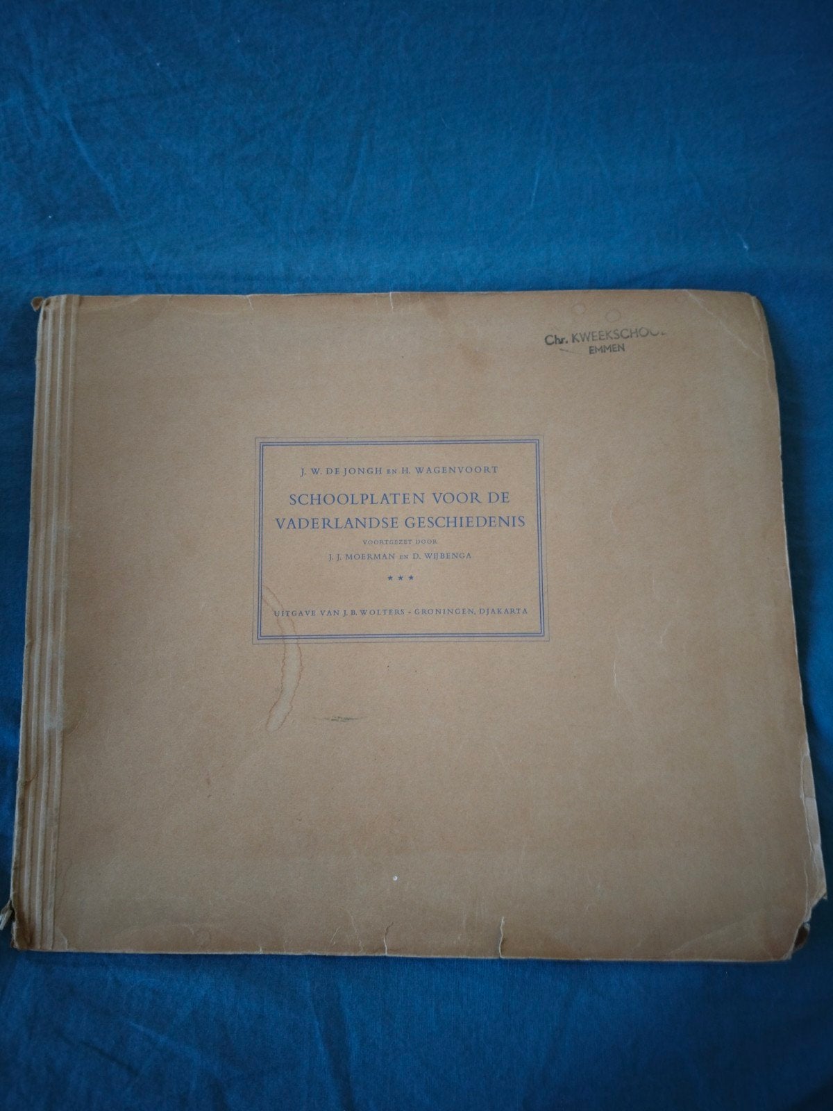Schoolplaten Vaderlandse Geschiedenis J.W. de Jongh, Verzenden, Geschiedenis