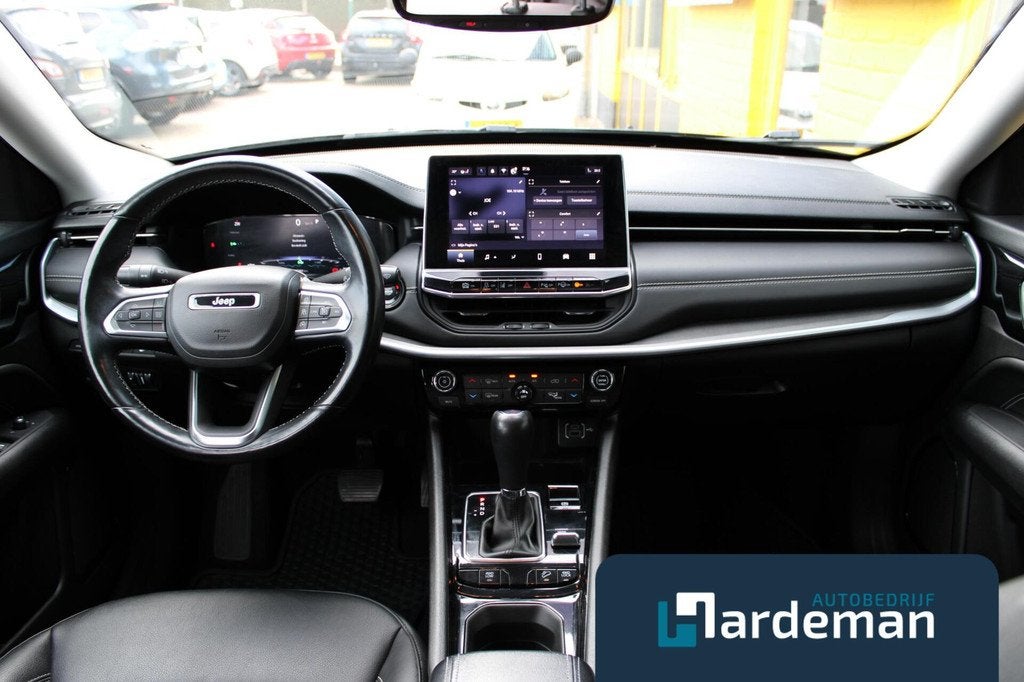 Jeep Compass 4xe Plug-in Hybrid Electric Limited Lease Ed., Auto's, Jeep, Automaat, Euro 6, Leder en Stof, Zwart