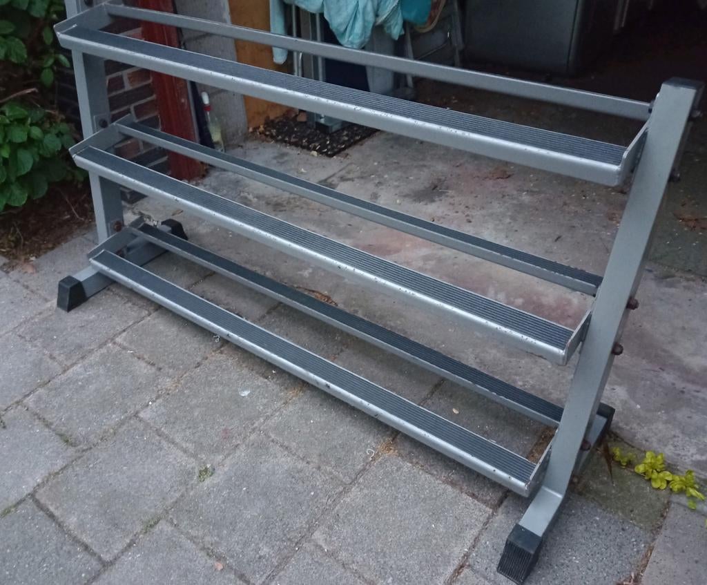 Dumbbell rack rek. Heavy duty en universeel toepasbaar, Ophalen, Dumbbell