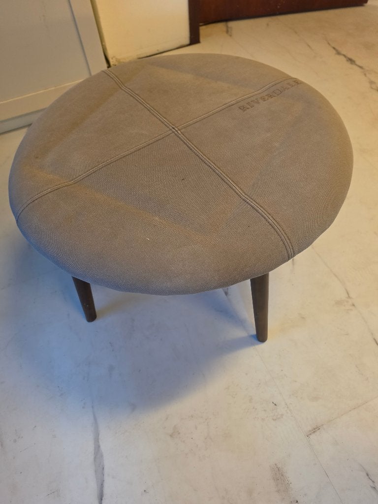 Riverdale poef, Ophalen, Minder dan 50 cm, Gebruikt, Rond