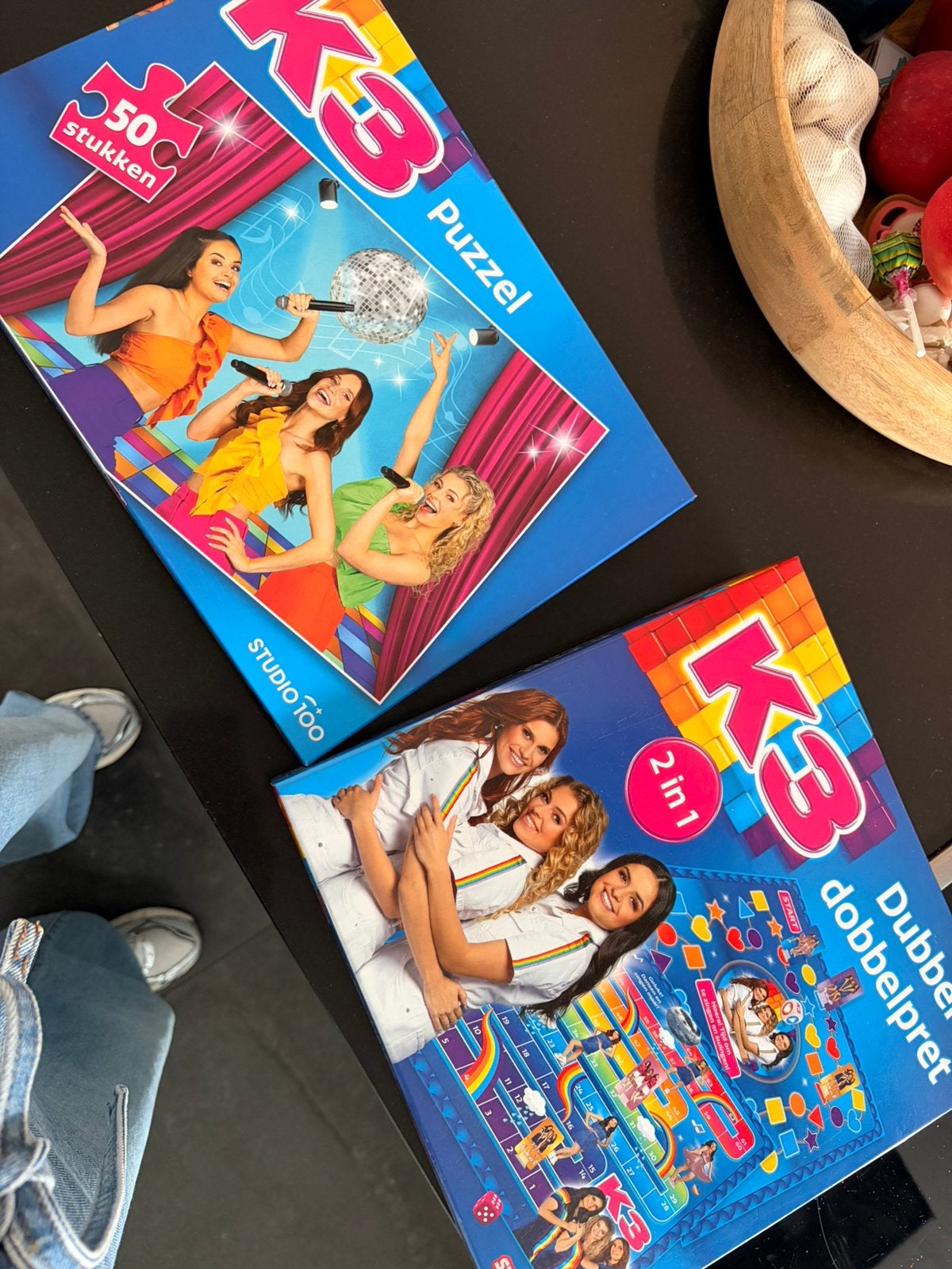 K3 puzzel en dobbelspel, Ophalen, Zo goed als nieuw