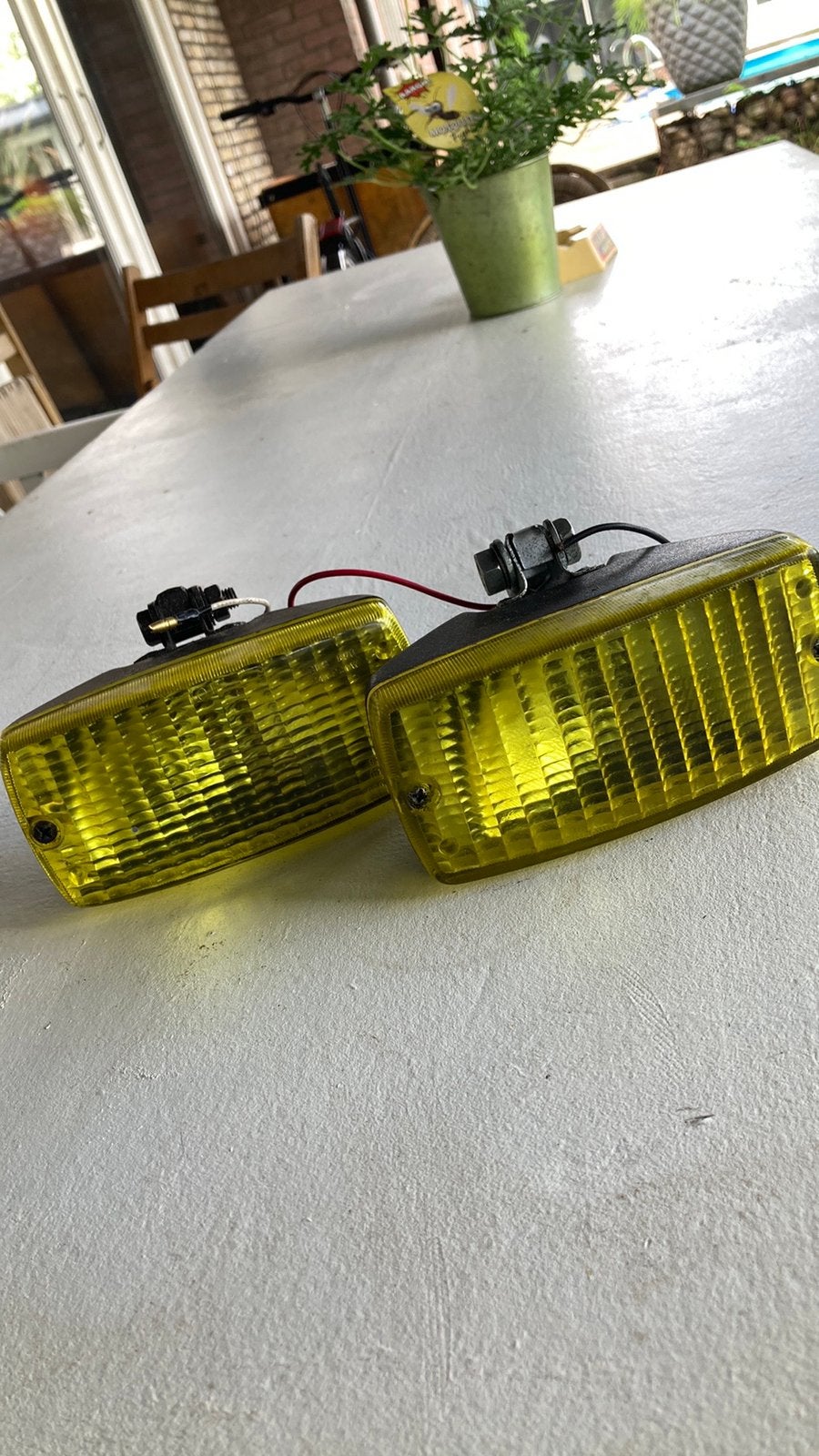Retro verstralers koplampen geel, Auto-onderdelen, Verlichting, Ophalen of Verzenden, Nieuw