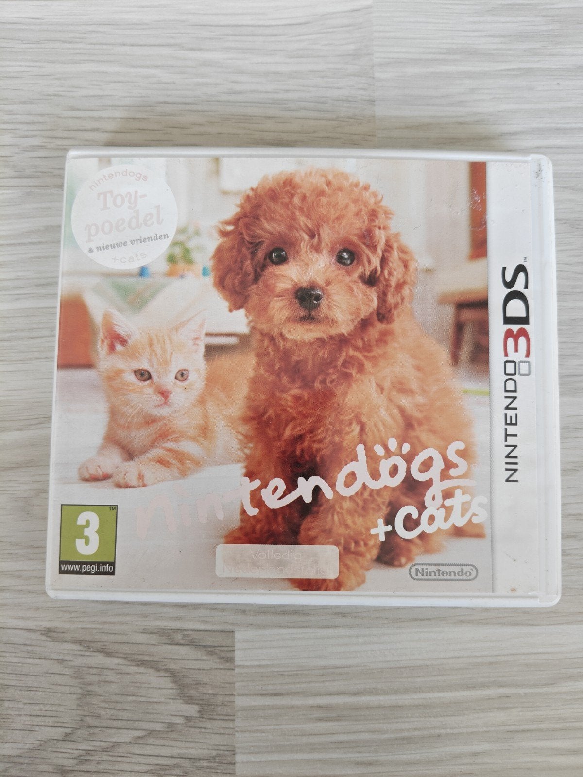 Nintendogs + Cats Toy Poedel & Nieuwe Vrienden Nintendo 3DS, Nintendo, Online, 1 speler, Zo goed als nieuw
