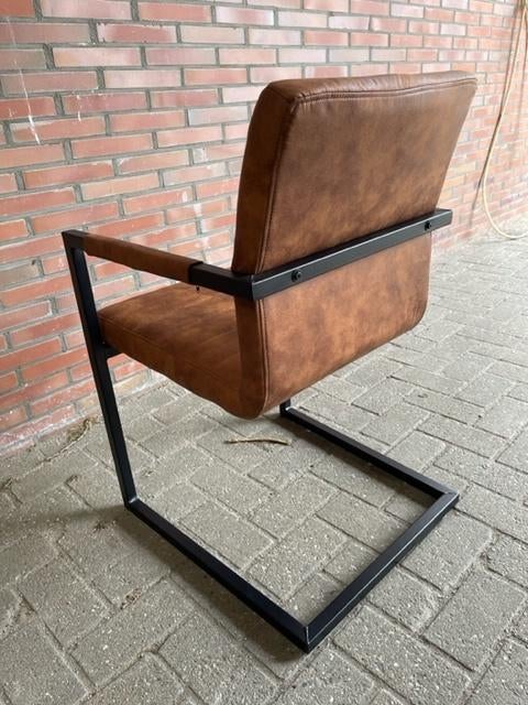 Stoelen armsteun extra sterk kleur Cognac gratis thuis actie, Overige kleuren, Nieuw, Ophalen of Verzenden, Stof