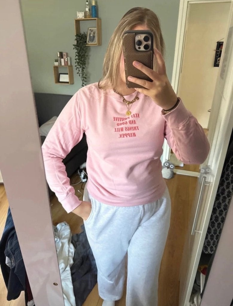 Roze trui, Ophalen of Verzenden, Zo goed als nieuw, Roze, Maat 36 (S)