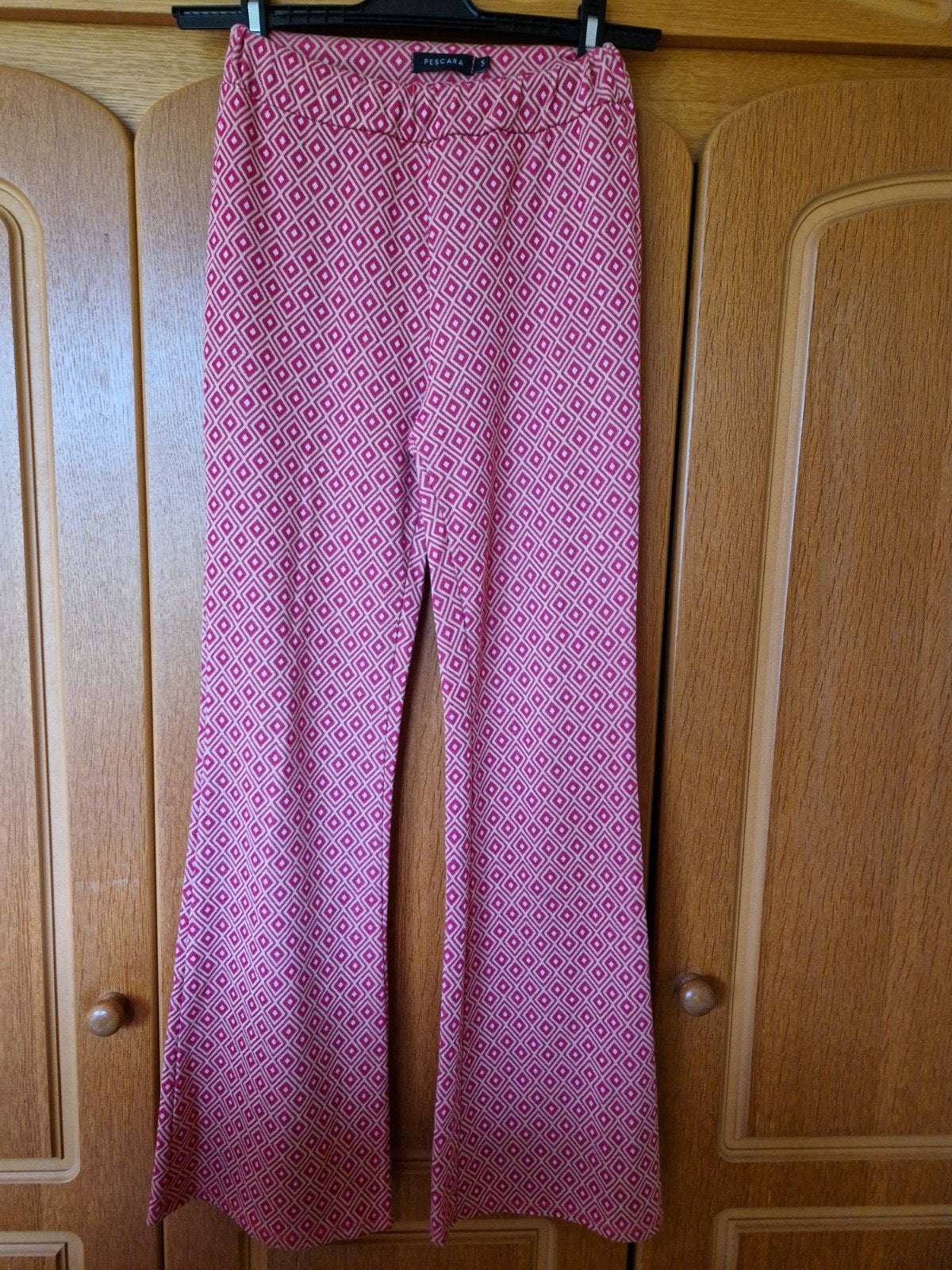 Pescara flared broek met ruitpatroon - Maat S, Pescara, Ophalen of Verzenden, Zo goed als nieuw, Maat 36 (S)
