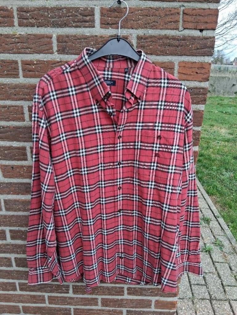 Heren hemd Burberry Mt XL, Kleding | Heren, Overhemden, Ophalen of Verzenden, Gedragen, Halswijdte 43/44 (XL), Burberry