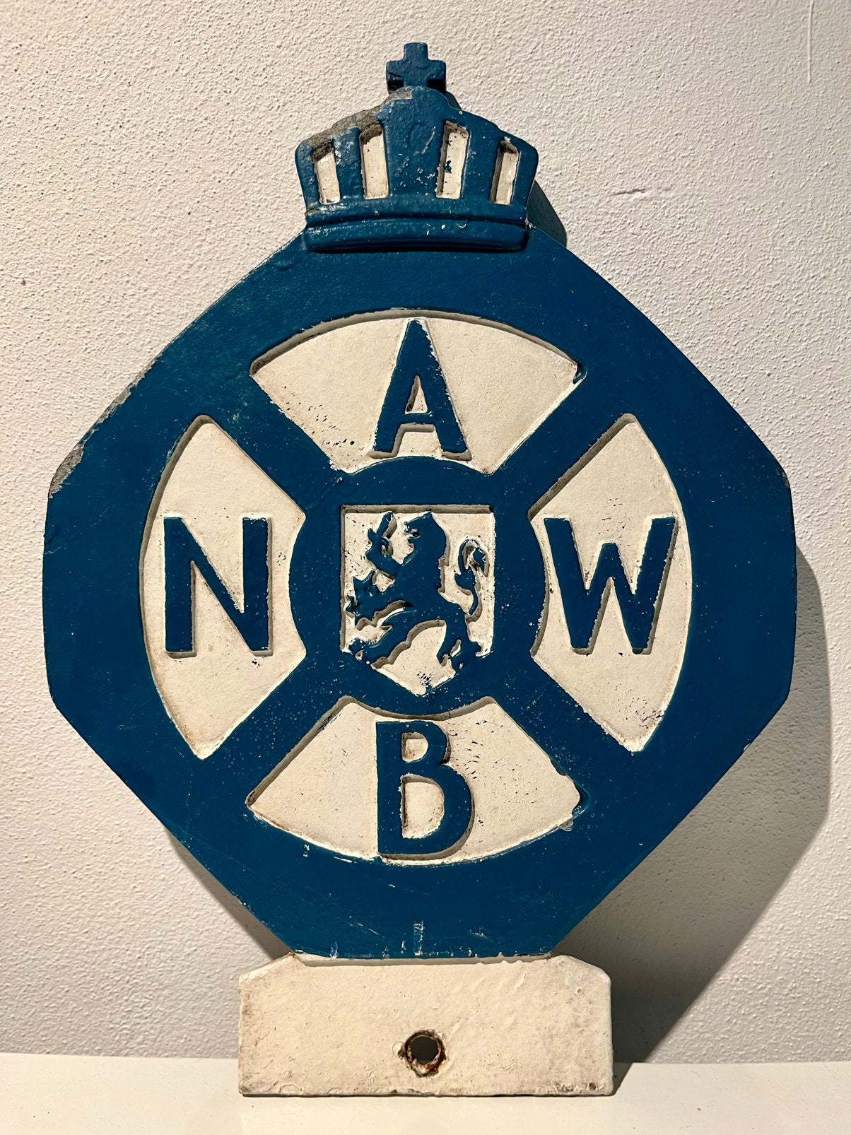 ANWB wegwijzer schild, Verzamelen, Ophalen of Verzenden, Gebruikt, Reclamebord
