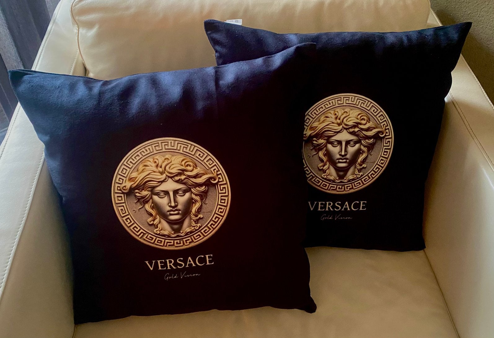 Versace Gold Version Decoratie Kussens, Ophalen of Verzenden, Vierkant