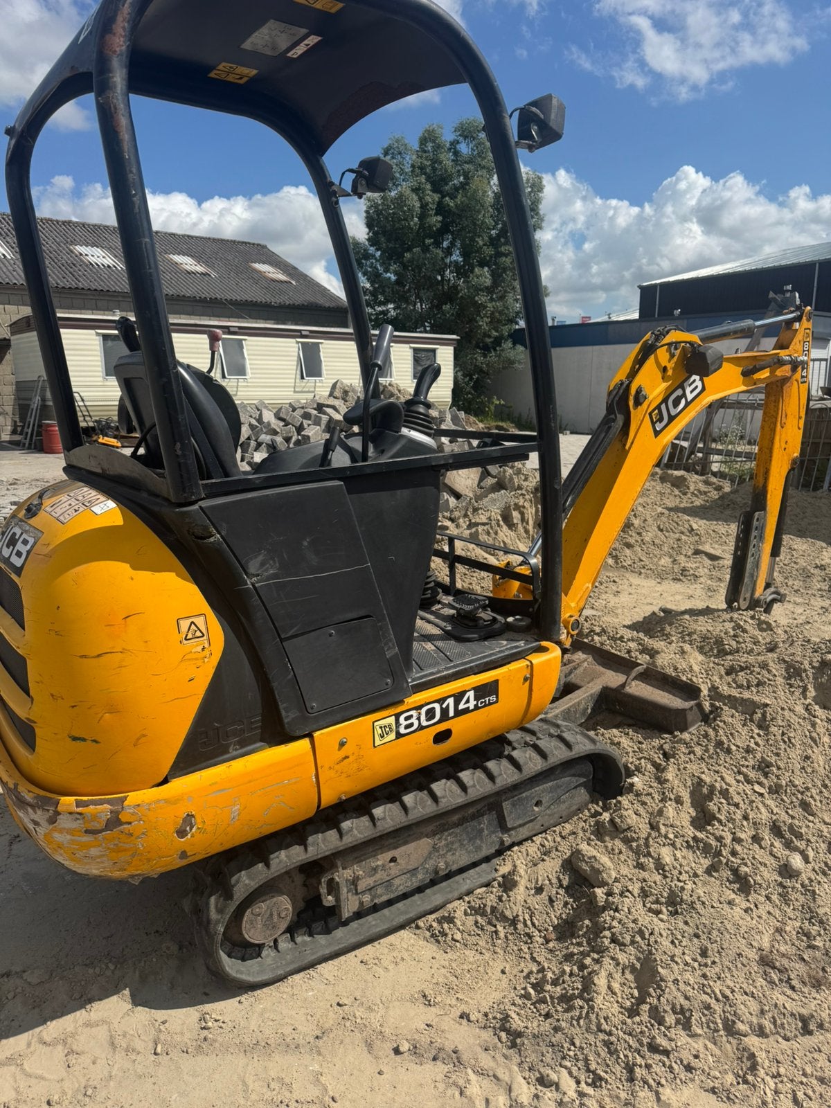 JCB 8014 CTS MINIGRAVER | 3 BAKKEN | MARGE | DIRECT INZETBAA, Ophalen, Graafmachine