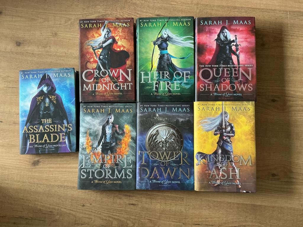 Throne of Glass serie - Sarah J. Maas (7 boeken), Boeken, Fantasy, Ophalen of Verzenden, Zo goed als nieuw