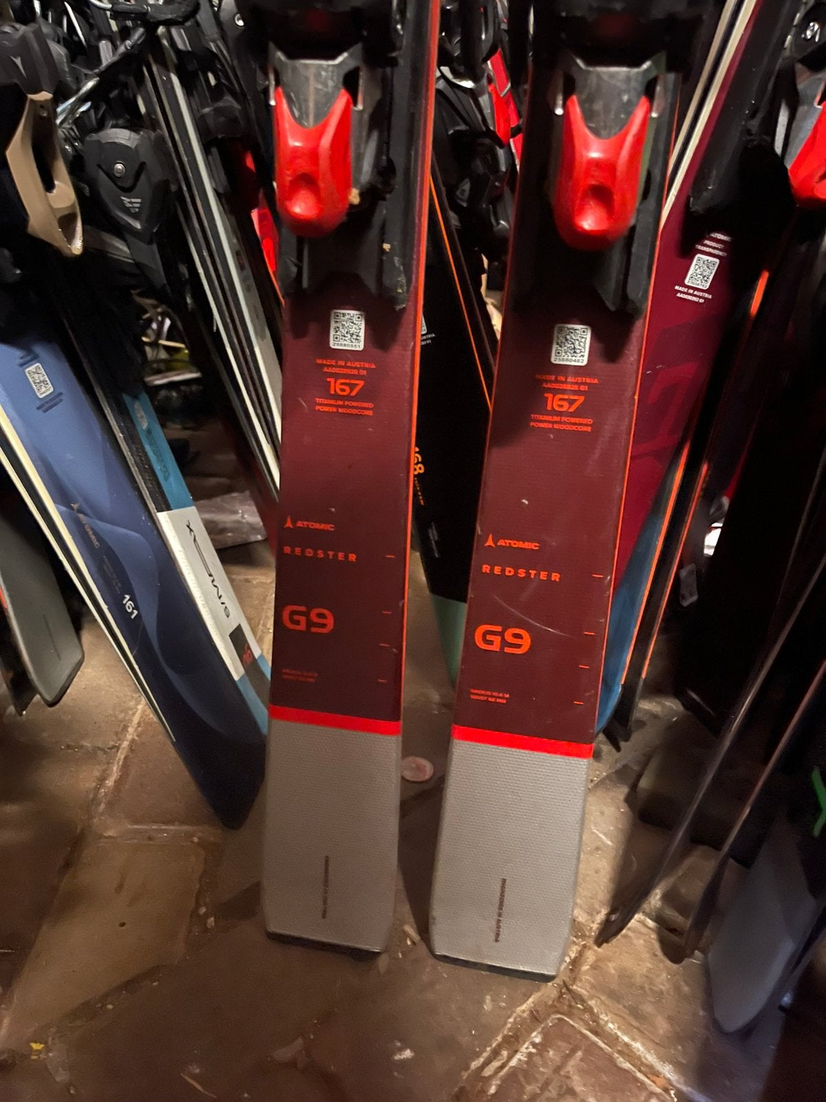 167cm ATOMIC REDSTER G9 REVOSHOCK RVSK 1200€, 160 tot 180 cm, Ophalen of Verzenden, Zo goed als nieuw, Carve