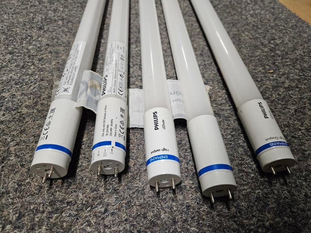 5 LED TL LAMPEN, PHILIPS, MAS LED TUBE 23 WATT, 3100 LUMEN  , Ophalen, Led-lamp, Gebruikt, Minder dan 30 watt