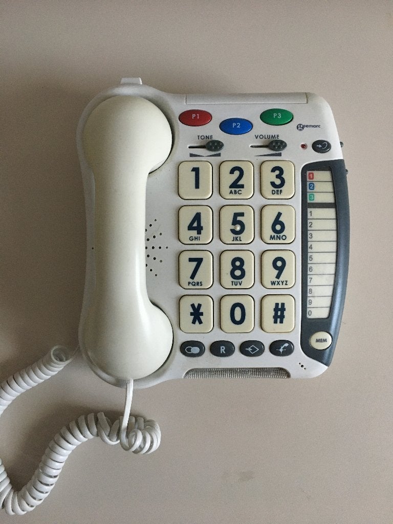 Senioren telefoon, Telecommunicatie, Ophalen of Verzenden, Gebruikt, 1 handset, Stralingsarm