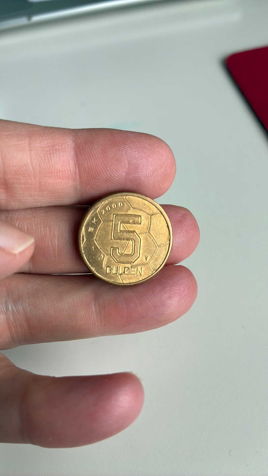 5 gulden EK voetbal 2000, Ophalen of Verzenden, Koningin Beatrix, 5 gulden