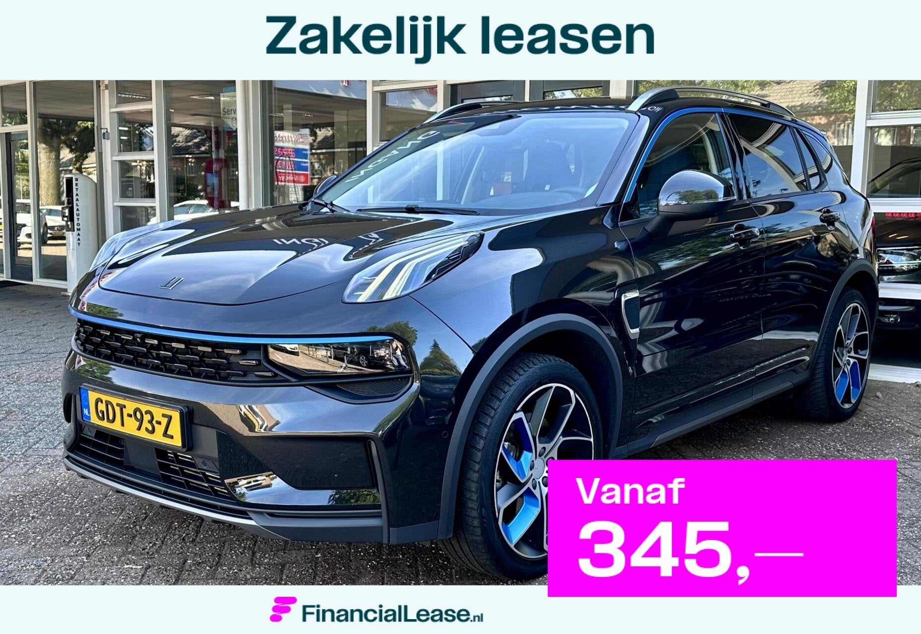 Lynk & Co 01 1.5 PHEV 360 Camera, Navi, LM.., Euro 6, Met garantie (alle), Zwart, Plug-in hybride