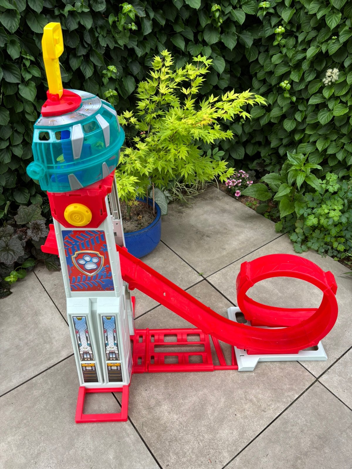 Paw Patrol Grote toren met looping, Kinderen en Baby's, Speelgoed | Racebanen, Zo goed als nieuw, Ophalen, Overige merken, Met looping