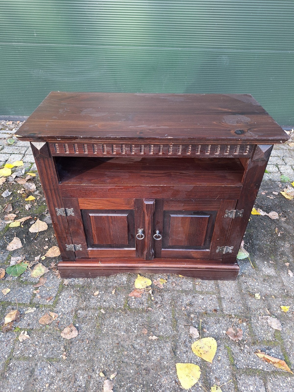 oude tv meubel, Ophalen