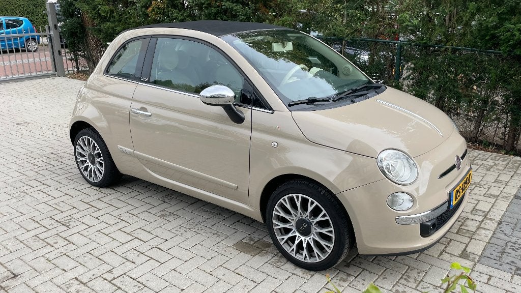Fiat 500 1.2 C 2013 Bruin, Voorwielaandrijving, Stof, Parkeersensor, Handgeschakeld