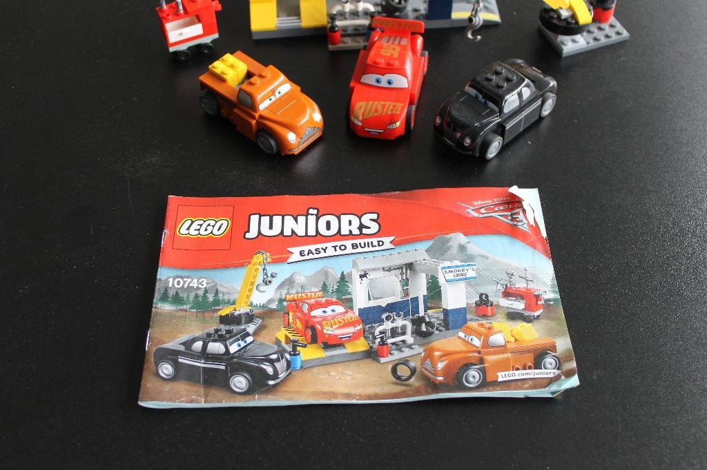 lego juniors cars Smokey's garage 10743, Lego, Compleet, Ophalen of Verzenden, Zo goed als nieuw