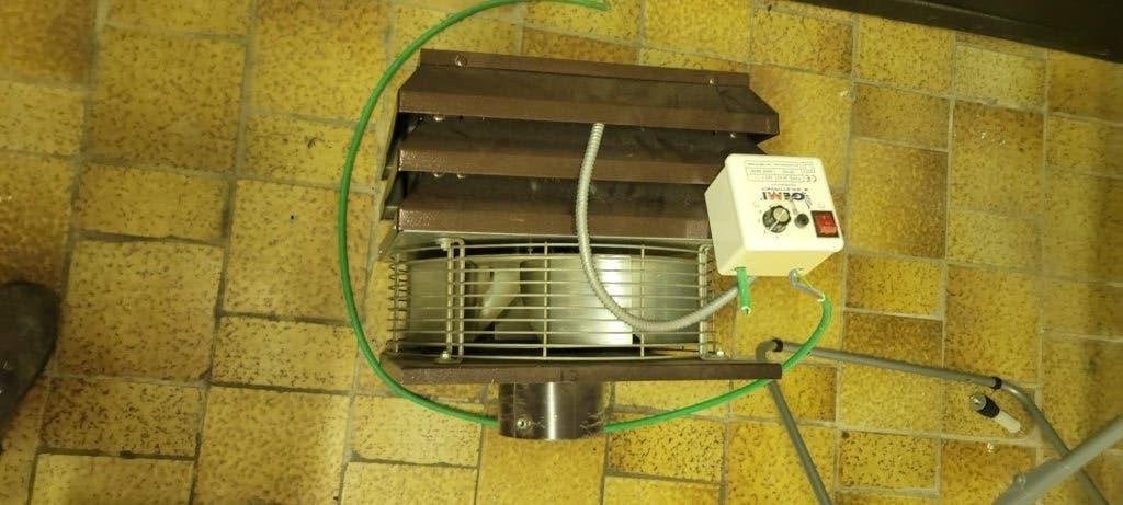 Rookgasventilator, Ophalen of Verzenden, Zo goed als nieuw, Afzuiger