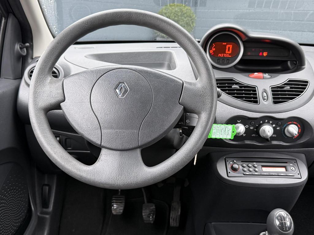 Renault Twingo 1.2-16V Authentique Airco,D-riem recent vv,N., Gebruikt, 4 cilinders, 4 stoelen, Zwart