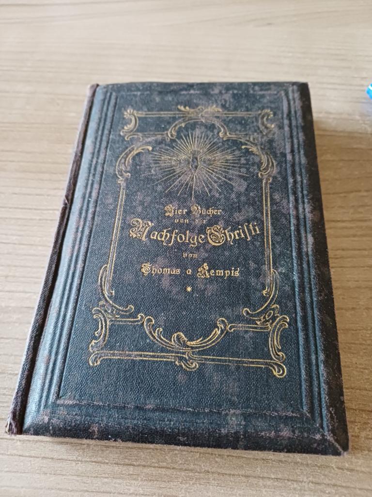 Antiek Duits boek: De Navolging van Christus, ca. 1860, Ophalen of Verzenden, Thomas a Kempis