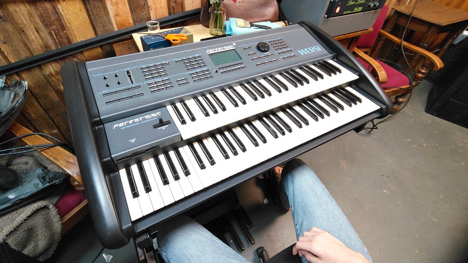 Wersi Performer 2 inclusief toebehoren, Ophalen, Zo goed als nieuw, 2 klavieren, Orgel
