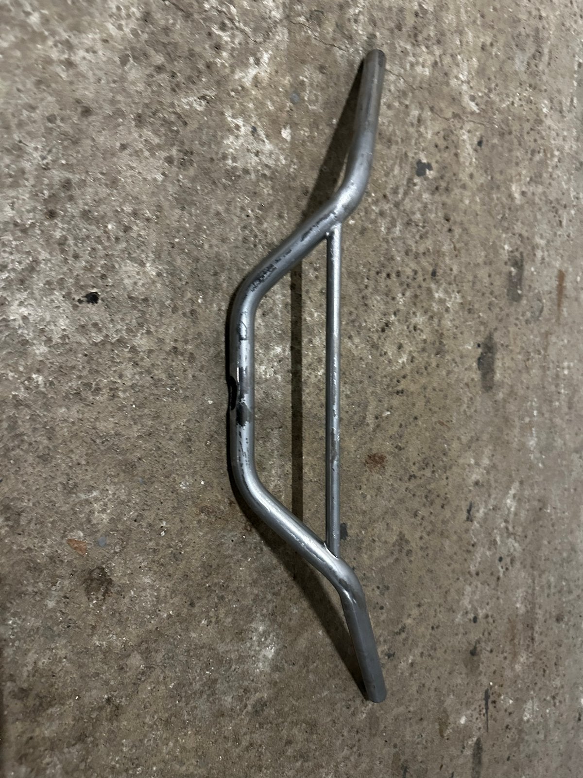 Vintage / Old-School Stalen Stuur -  22,2mm Centre Clamp, Gebruikt, Stuur, Ophalen of Verzenden, Aluminium