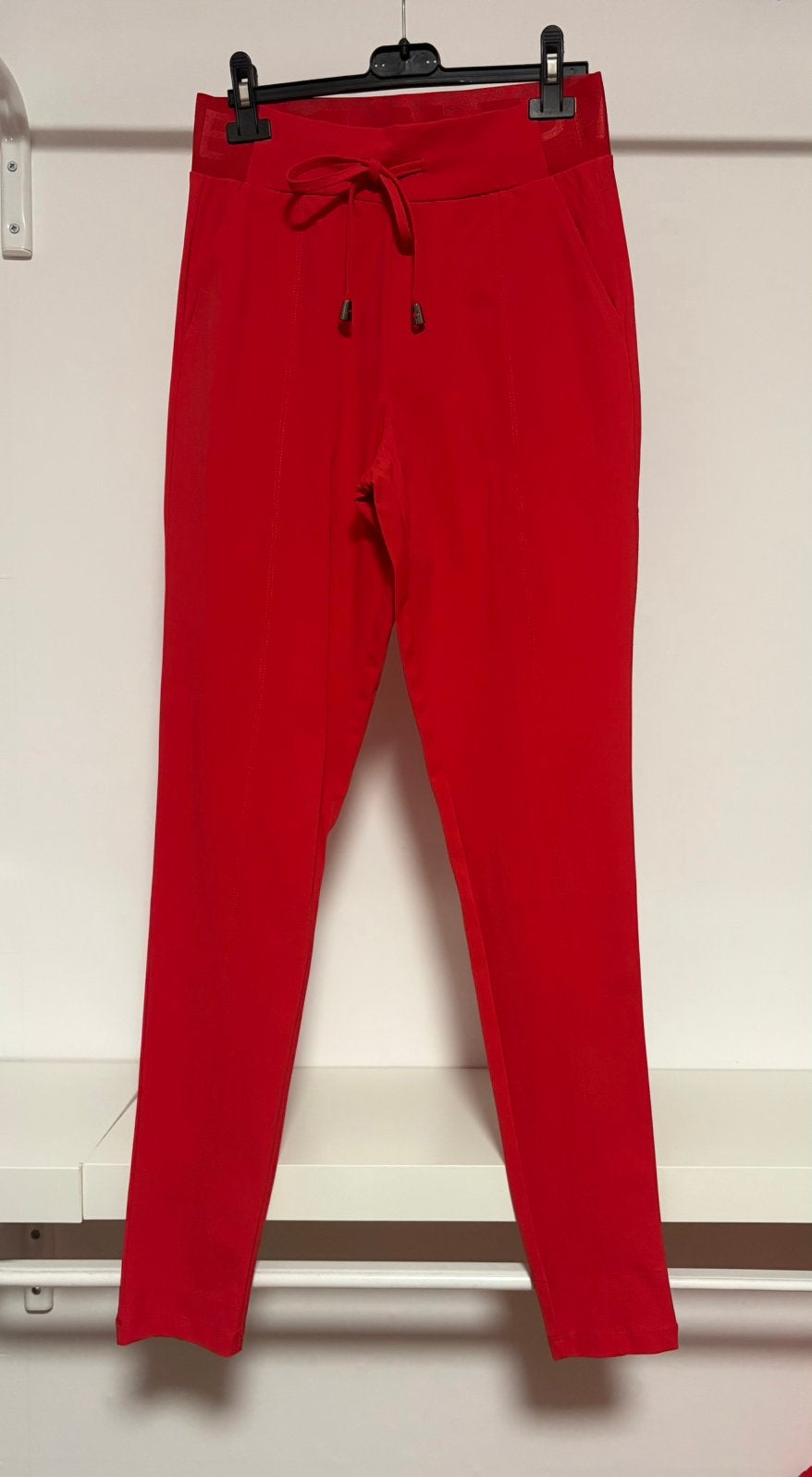 Mi Piace travelstof broek met logo band maat S, Nieuw, Ophalen of Verzenden, Maat 36 (S), Lang