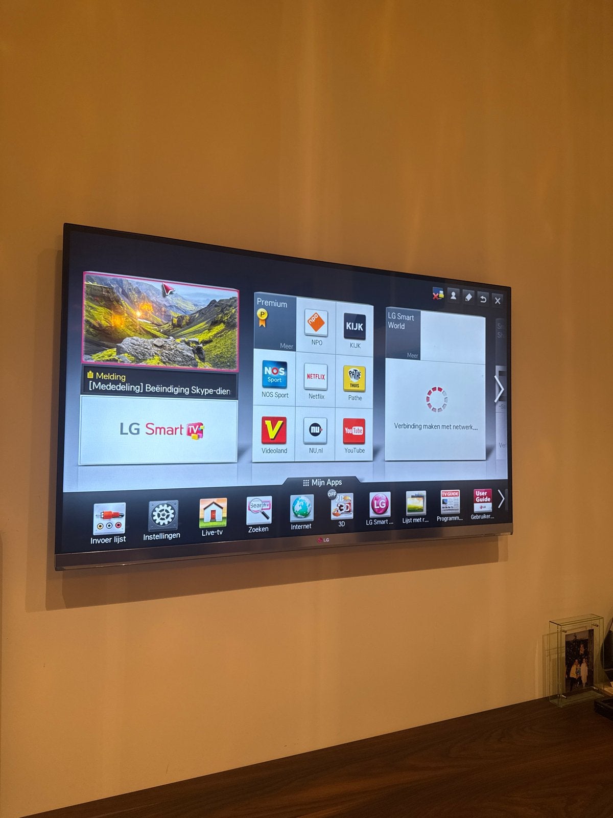 LG 47LM860V-ZB Smart 3D LED TV - 119 cm (47 inch), Audio, Tv en Foto, Televisies, Ophalen, LED, Zo goed als nieuw, 100 Hz