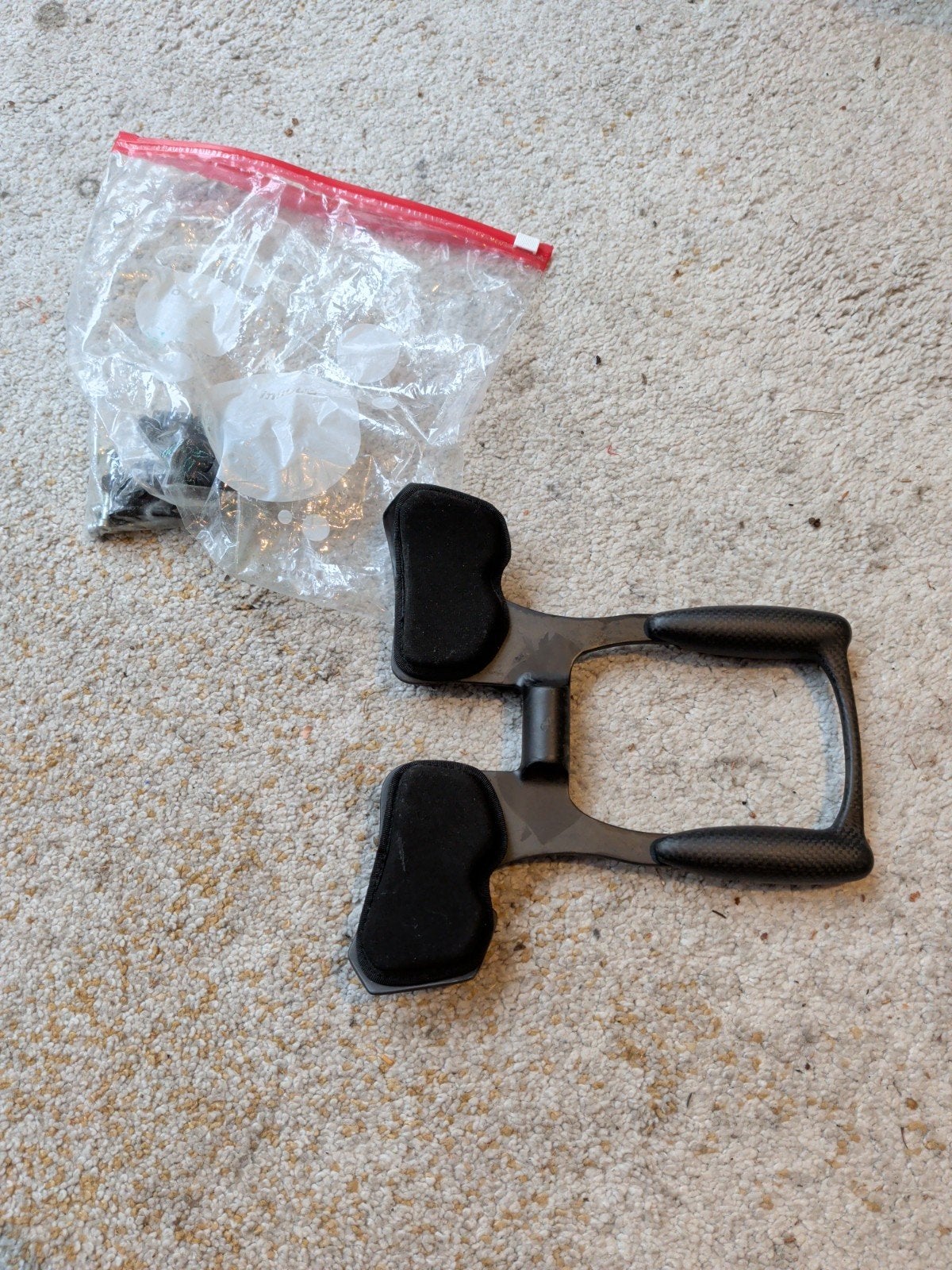 Carbon aero bar voor diverse handposities, Ophalen of Verzenden, Gebruikt, Onbekend