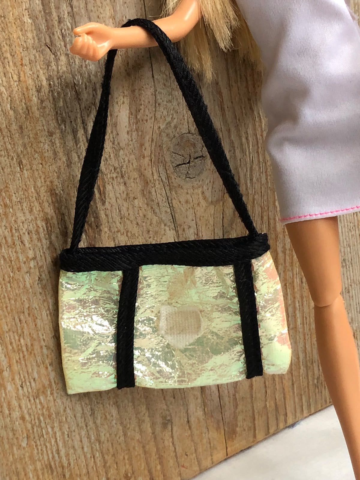 Barbie tas zwart goud, Ophalen of Verzenden, Gebruikt, Barbie