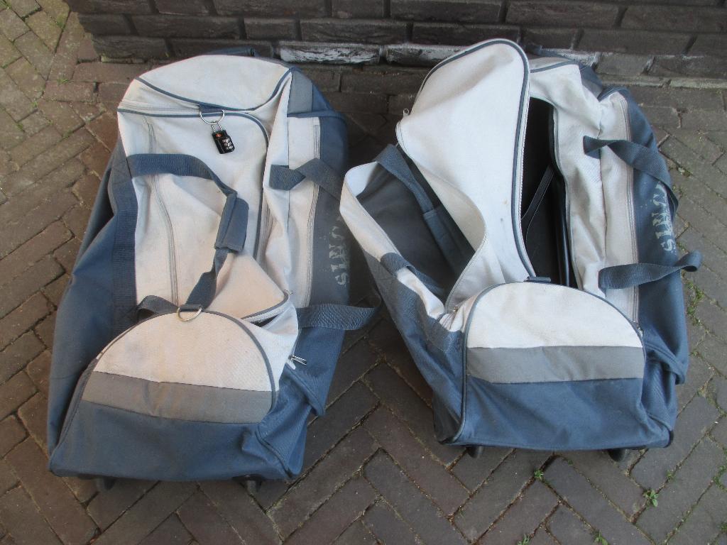 Reistassen, Sieraden, Tassen en Uiterlijk, Tassen | Reistassen en Weekendtassen, 40 tot 60 cm, Gebruikt, 20 tot 30 cm, Blauw