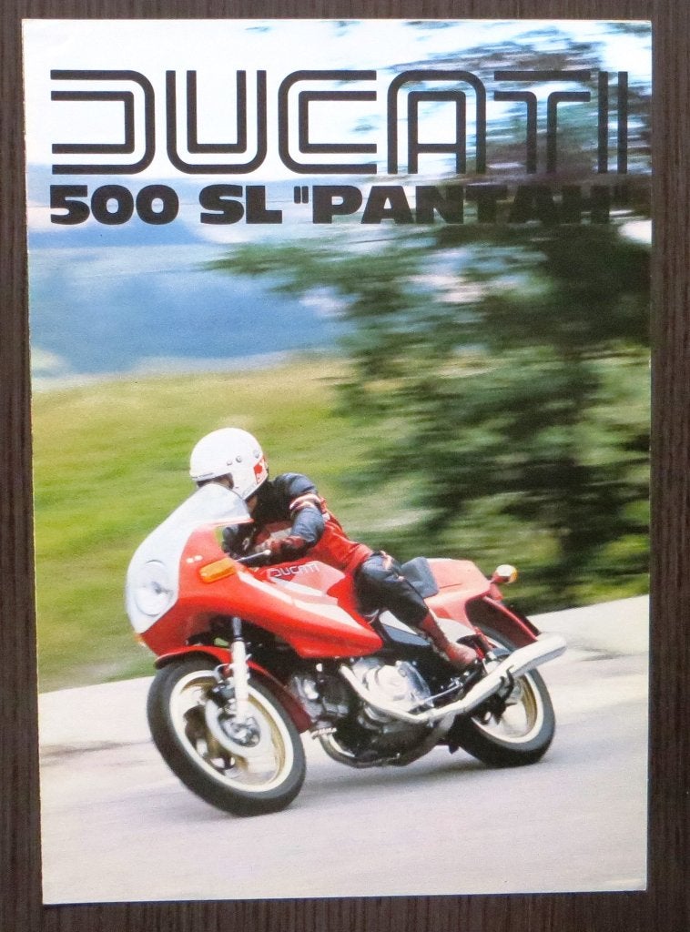 Folder Ducati 500 SL Pantah - circa 1979 - 4 blz (Ital/Eng), Motoren, Verzenden, Ducati