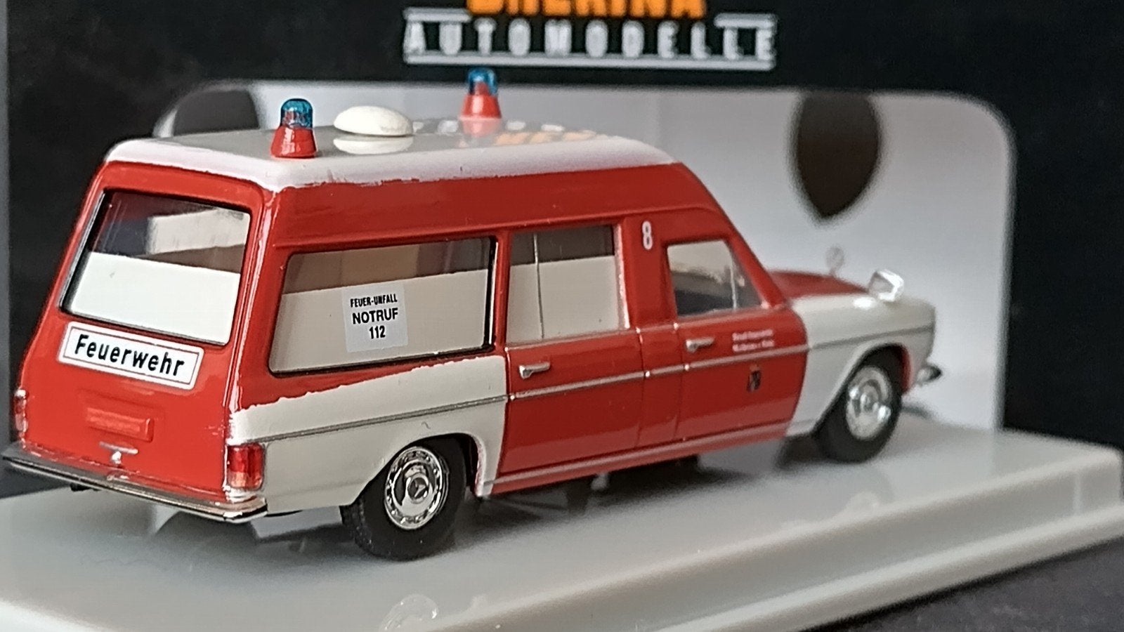 Mercedes Benz /8 ambulance Feuerwehr Mulheim Brekina Pol, Auto, Nieuw, Ophalen of Verzenden, .