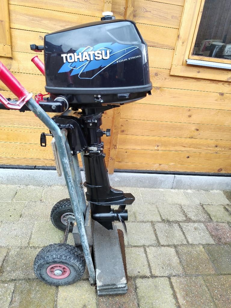 Buitenboordmotor 2pk tot 15pk 4takt 2takt met onderhoud 4pk, Ophalen, Gebruikt, Minder dan 5 pk, Viertaktmotor