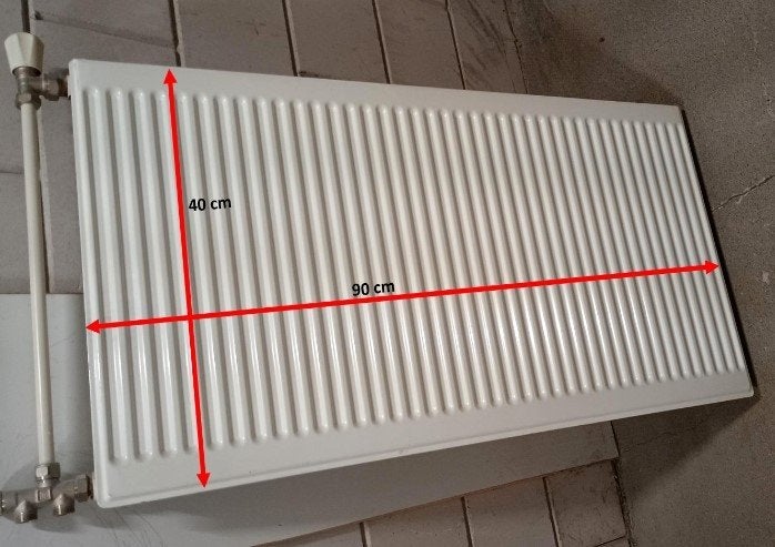 Radiator, Doe-het-zelf en Verbouw, Verwarming en Radiatoren, Ophalen, 30 tot 80 cm, Gebruikt, Radiator
