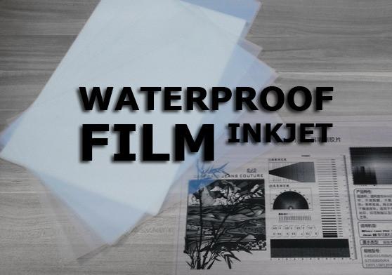 Waterproof Inkjet Film A4 A3 A2 Transparante folie / sheets, Ophalen of Verzenden, Nieuw