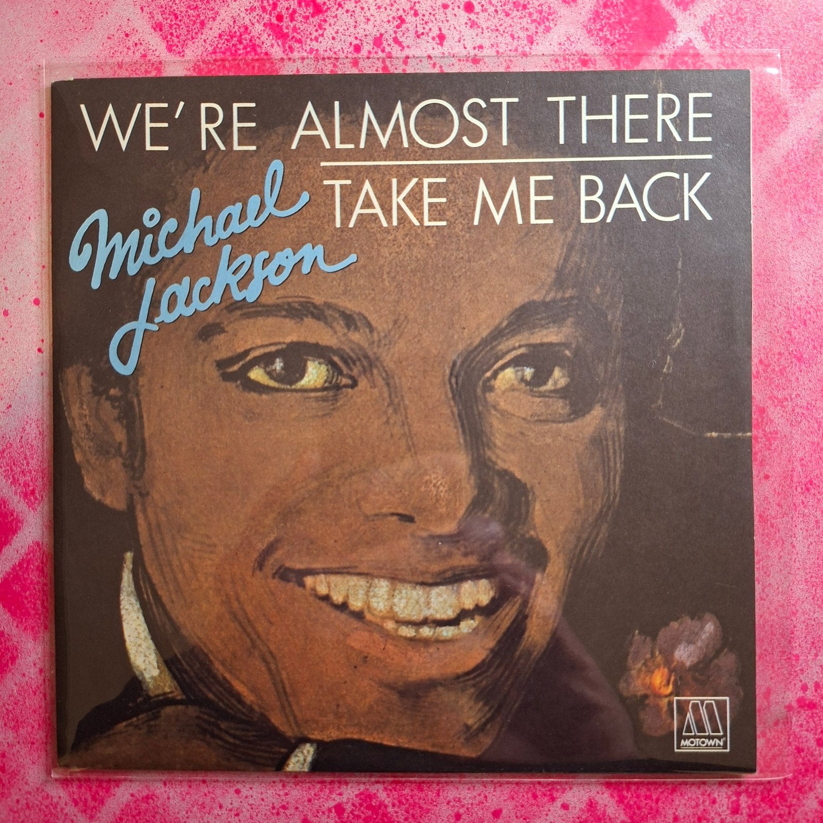 Michael Jackson We're almost there single, Gebruikt, 7 inch, Pop, Overige typen