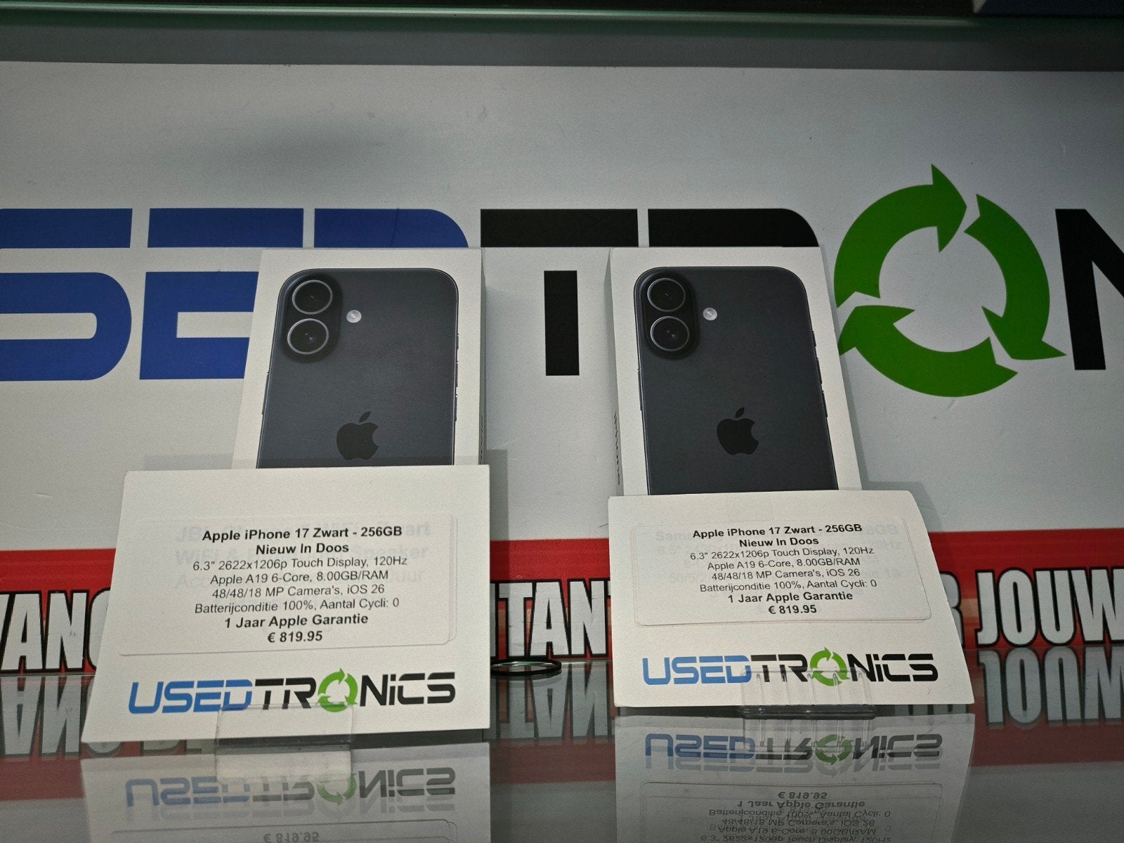 Apple iPhone 17 Zwart - 256GB (Nieuw in Doos), 256 GB, Zwart, Nieuw, Ophalen of Verzenden