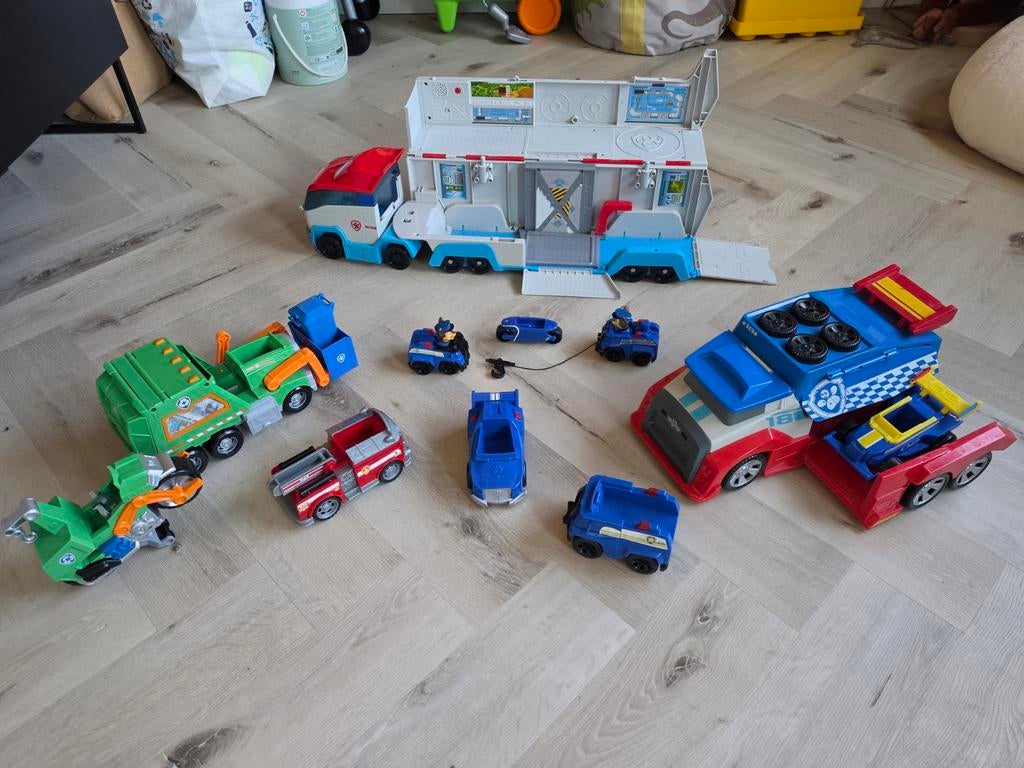 Paw Patrol speelgoedvoertuigen, Ophalen, Gebruikt