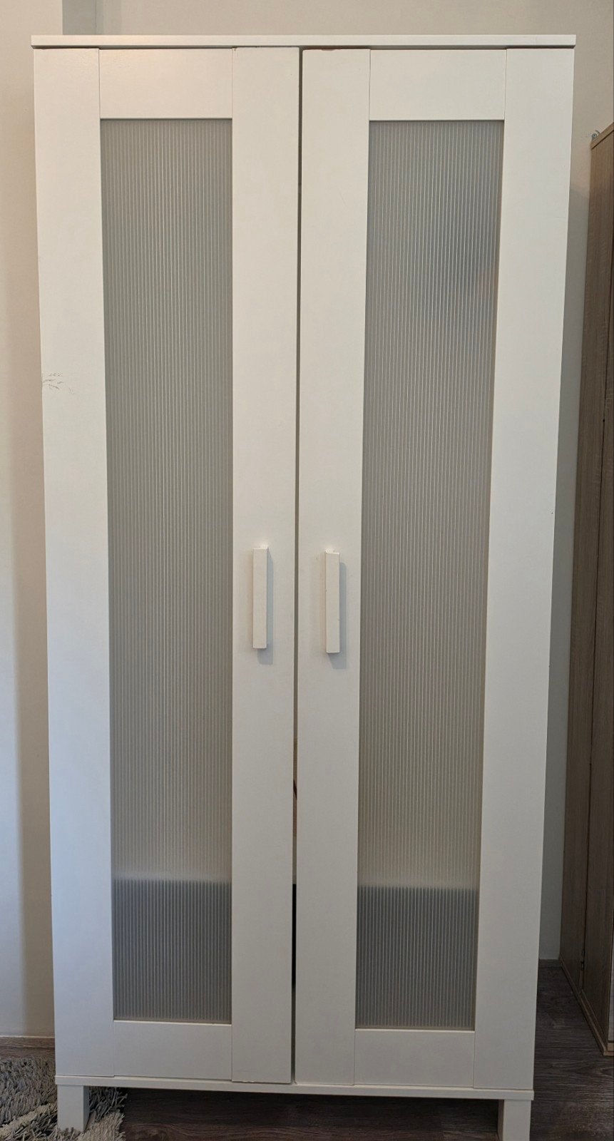Zo goed als nieuwe IKEA ANEBODA kledingkast (wit), Huis en Inrichting, Kasten | Kledingkasten, Met deur(en), Kunststof, Zo goed als nieuw