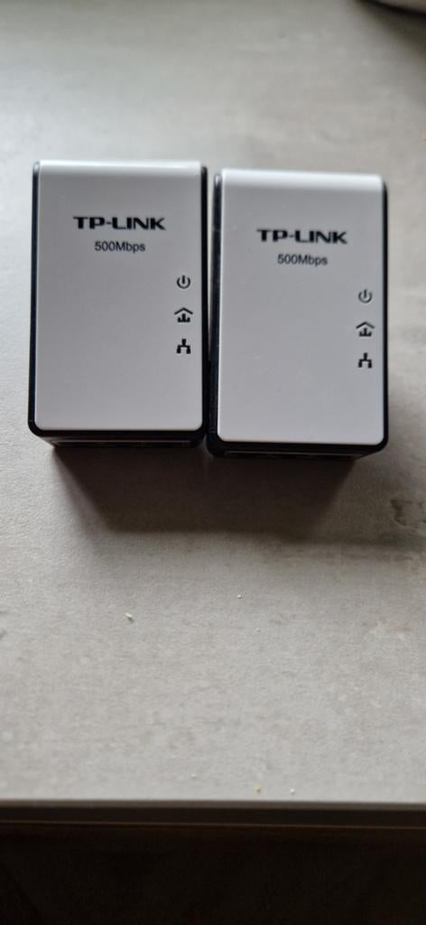 TP-Link Powerline Adapters 500Mbps (2 stuks), Ophalen of Verzenden, Gebruikt