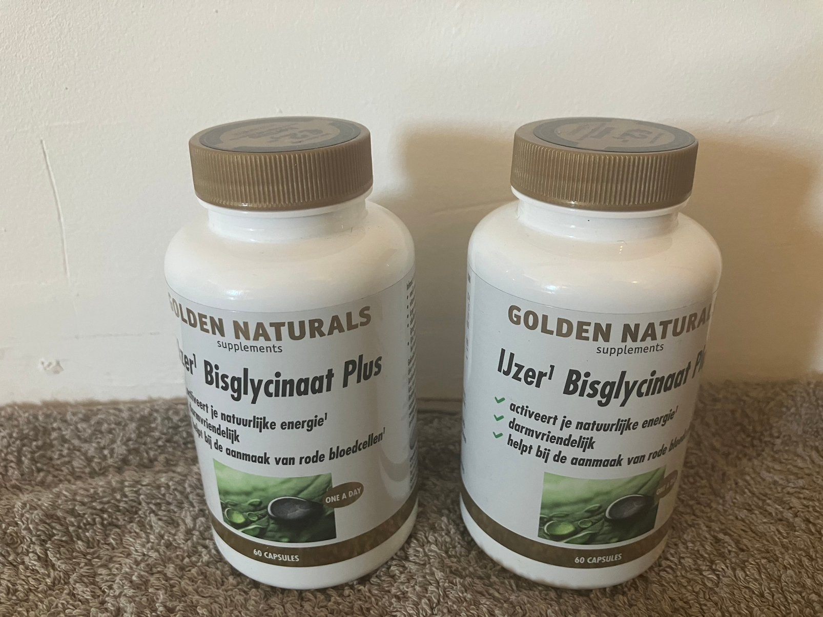 Golden Naturals Ijzer Bisglycinaat plus (nieuw 2 stuks), Verzenden, Zo goed als nieuw, Overige typen